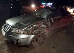 Под Астраханью в перевернувшемся автомобиле погиб житель соседнего региона 