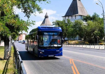 В Астрахани на маршрут № 73 выпустили 10 «Волгабасов»