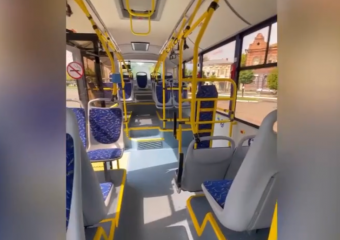Астраханцам показали салон новых автобусов среднего класса