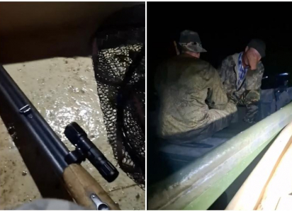 Под Астраханью задержали воодушевленного мужчину с ружьем и тепловизором