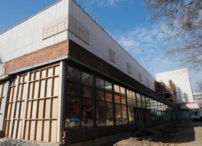 В астраханском кинотеатре «Октябрь» завершился очень важный этап работ