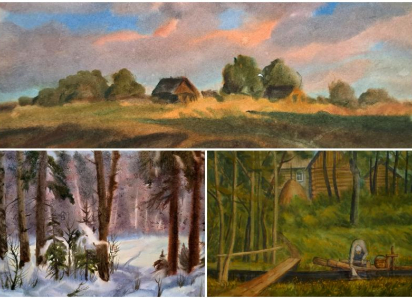 Астраханской галерее передали акварельные листы заслуженного художника России