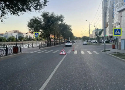 В центре Астрахани иномарка сбила подростка, он оказался в больнице 