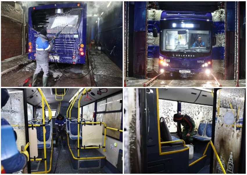 Астраханцам объяснили, почему зимой автобусы оставляли грязными