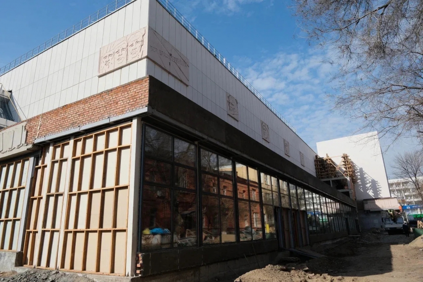 В астраханском кинотеатре «Октябрь» завершился очень важный этап работ