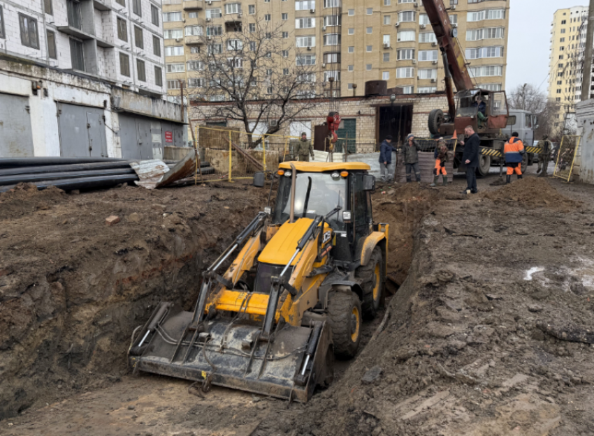 В одном из крупных районов Астрахани поэтапно улучшают систему водоотведения