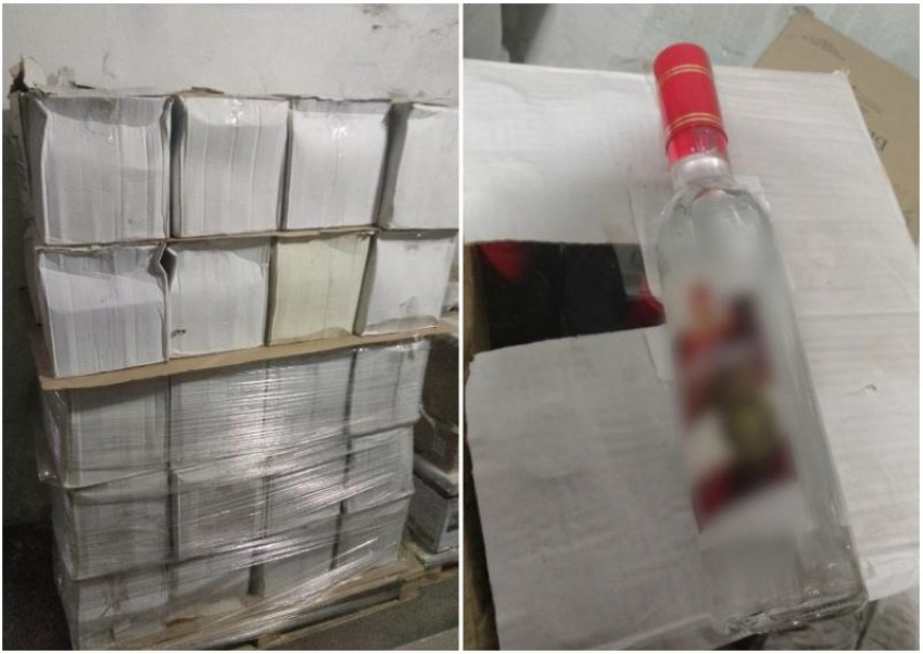 Астраханец хранил в гараже 800 бутылок контрафактного спирта на продажу