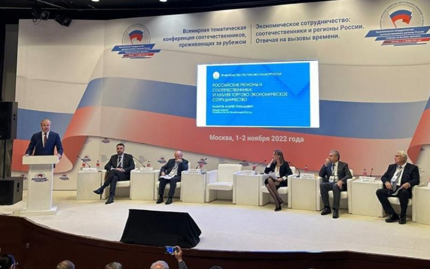 Астраханский министр внешних связей принял участие в конференции российской зарубежной диаспоры