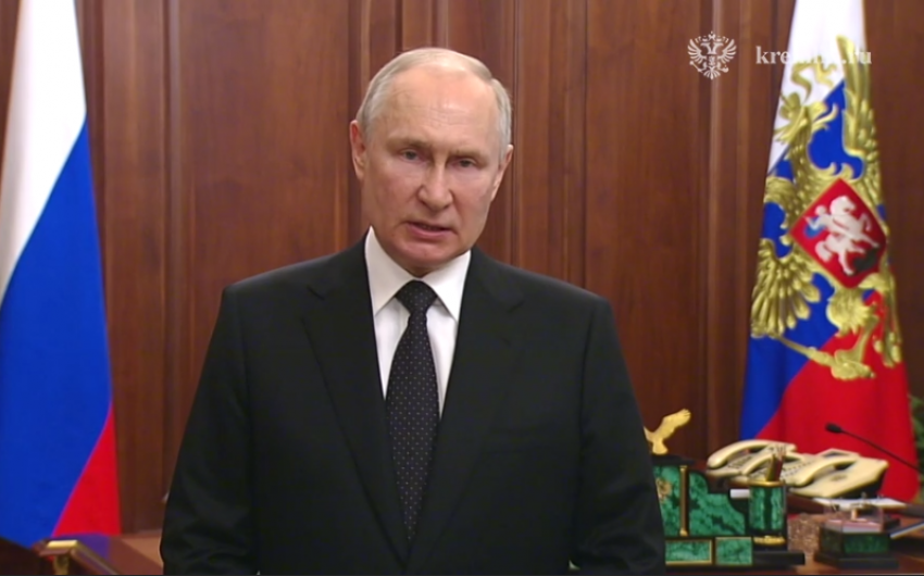 Президент Владимир Путин обратился ко всем жителям России