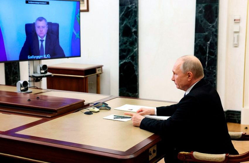 Путин поддержал планы Игоря Бабушкина остаться губернатором Астраханской области