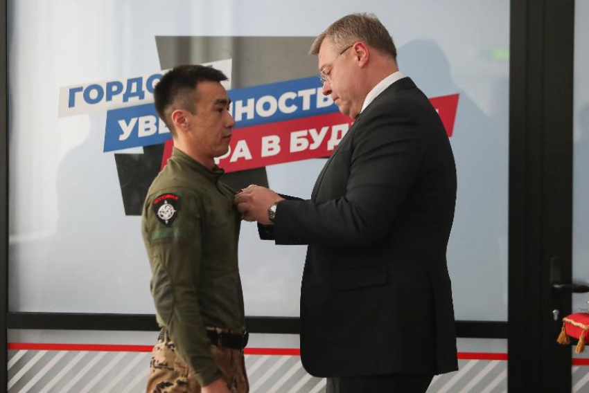 Астраханский ветеран СВО получил госнаграду «Орден мужества»
