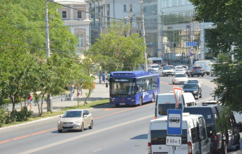 В Астрахани опилят мешающие проезду общественного транспорта ветки деревьев
