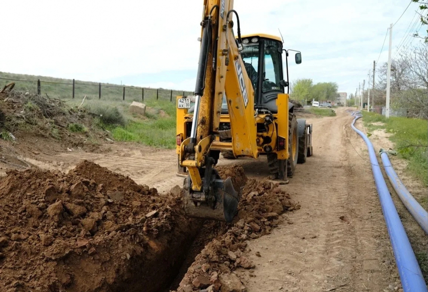 В Астраханской области идут серьезные работы по строительству коммунальных сетей