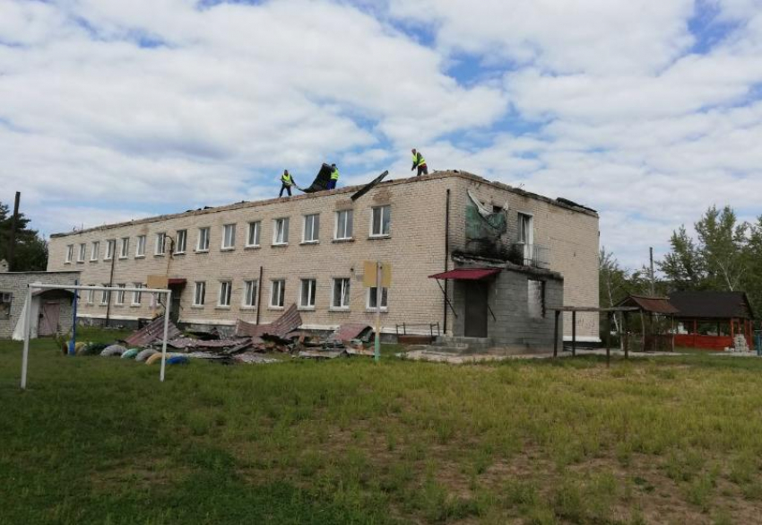 Астраханская область восстанавливает школу села Кудряшовка в Кременском районе ЛНР