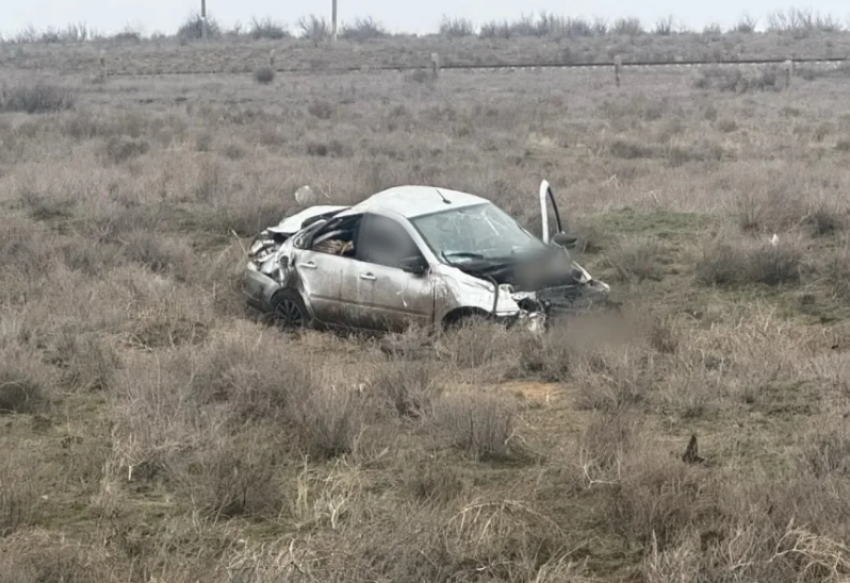 В Астраханской области при опрокидывании «Лады» погиб пенсионер