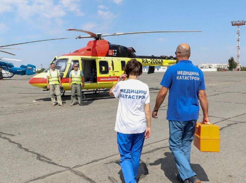 С начала года с помощью санитарной авиации удалось спасти 118 астраханцев