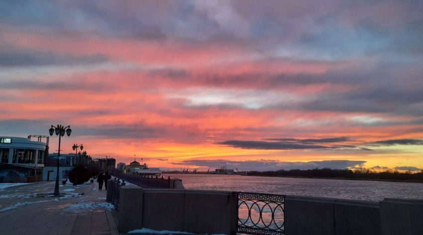 В Астрахани ожидаются морозы и снег